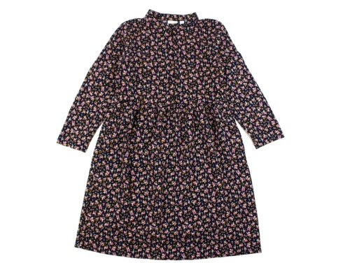 Name It dark sapphire blomstret kjole